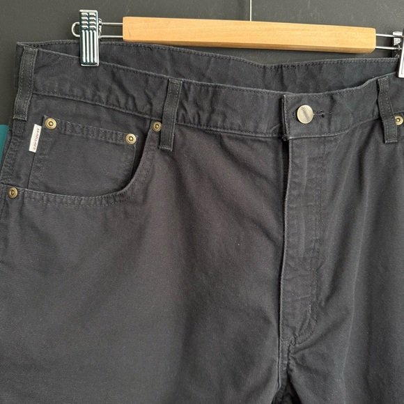 Carhartt Black Loose Fit Pants 40x 30 - Picture 3 of 7